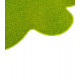 Kusový koberec Eton zelený květina
