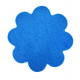 Květinový koberec Eton světle modrý