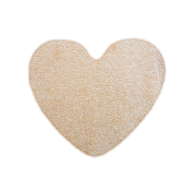 Kusový koberec Eton béžový srdce