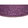 Kusový kulatý koberec Color Shaggy fialový