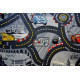Dětský kusový koberec The World of Cars 97 šedý kulatý