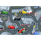Dětský kusový koberec The World of Cars 97 šedý kulatý