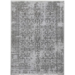 Ručně vázaný kusový koberec Diamond DC-JK 1 silver/black