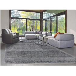 Ručně vázaný kusový koberec Diamond DC-MAMLOOK jeans blue/black