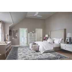 Ručně vázaný kusový koberec Diamond DC-USHAK silver/black