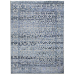 Ručně vázaný kusový koberec Diamond DC-HALI B Silver/blue
