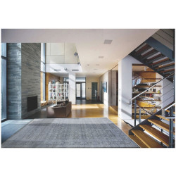 Ručně vázaný kusový koberec Diamond DC-HALI B Light grey/blue