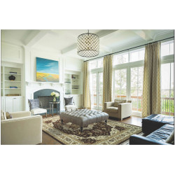 Ručně vázaný kusový koberec Diamond DC-SIRAPI Brown/ivory