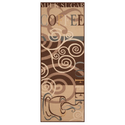 Běhoun Coffee Ornament 67x180 Vibe 103491 brown