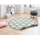 Kusový koberec Twin Supreme 103423 Palermo green creme kruh – na ven i na doma
