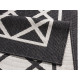 Kusový koberec Twin Supreme 103425 Sydney black creme – na ven i na doma