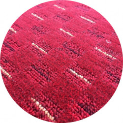 Kusový koberec Valencia červená kulatý