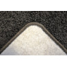 Kusový černý koberec Color Shaggy čtverec