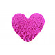 Kusový koberec Color shaggy růžový srdce