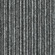 Kobercový čtverec Cobra Lines 5640 šedočerná 50 x 50 cm