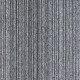 Kobercový čtverec Cobra Lines 5640 šedočerná 50 x 50 cm