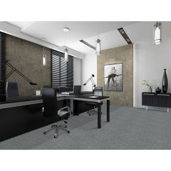 Kobercový čtverec Sonar 4476 tmavě šedý 50 x 50 cm