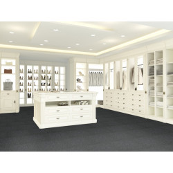 Kobercový čtverec Sonar 4478 černý 50 x 50 cm