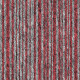 Kobercový čtverec Cobra Lines 5624 červená 50 x 50 cm