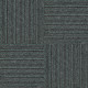 Kobercový čtverec Sonar Lines 4577 zelenočerný 50 x 50 cm