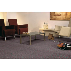 Kobercový čtverec Sonar Lines 4520 červenočerný 50 x 50 cm