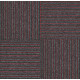Kobercový čtverec Sonar Lines 4520 červenočerný 50 x 50 cm