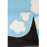 Protiskluzový kusový koberec Niños 103085 Blau 67x120 cm