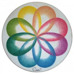 Rainbow mandala z originální designové kolekce Cinca
