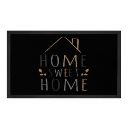 Protiskluzová rohožka Home sweet home 103797 Black Creme
