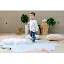 Přírodní koberec, ručně tkaný Puffy Dream