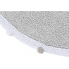 Bio koberec kusový, ručně tkaný Bubbly Light Grey