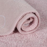Přírodní koberec, ručně tkaný Stars Pink-White