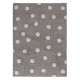 Přírodní koberec, ručně tkaný Polka Dots Grey-White