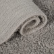 Přírodní koberec, ručně tkaný Polka Dots Grey-White