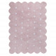 Přírodní koberec, ručně tkaný Biscuit Pink