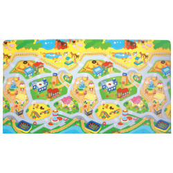 Oboustranný protiskluzový koberec Moje město – na ven i na doma