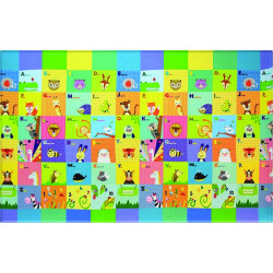 Oboustranný protiskluzový koberec Ptáci v korunách stromů – na ven i na doma