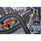 Dětský metrážový koberec The World of Cars 97 šedý
