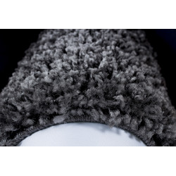 Kusový koberec Life Shaggy 1503 grey kruh