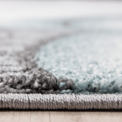 Dětský kusový koberec Kids 580 blue kruh