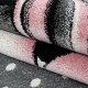 Dětský kusový koberec Kids 590 pink kruh