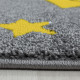 Dětský kusový koberec Kids 610 yellow