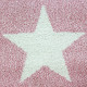 Dětský kusový koberec Kids 620 pink kruh