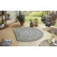 Kusový koberec Twin Supreme 103857 Coron Green/Cream kruh – na ven i na doma