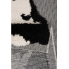 Dětský kusový koberec Vini 104169 Black/Creme/Grey