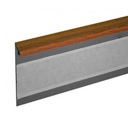 Kobercová (soklová) lišta TL55 57 buk 2,5 m