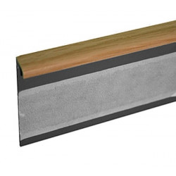 Kobercová (soklová) lišta TL55 33 dub světlý 2,5 m