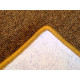 Kusový koberec Modena zlatohnědá čtverec