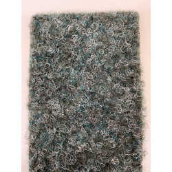 Metrážový koberec Santana 25 tmavě zelená s podkladem resine, zátěžový