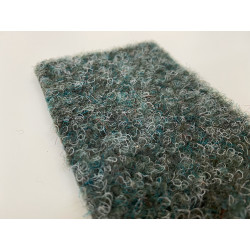 Metrážový koberec Santana 25 tmavě zelená s podkladem resine, zátěžový